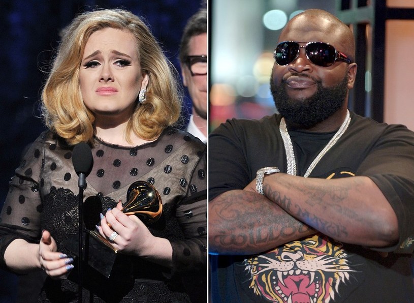 Adele ma miliony fanów na całym świecie. Jak się okazało, jednym z nich jest również raper Rick Ross. 
