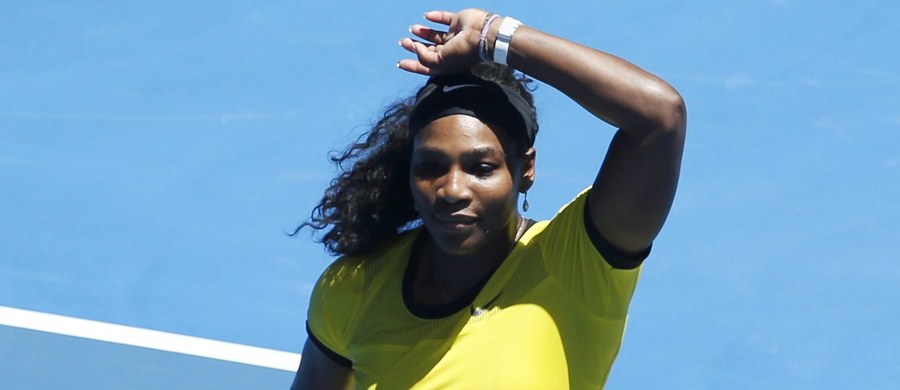 ​Rozstawiona z "jedynką" Serena Williams potrzebowała równo godzinę, by zapewnić sobie awans do trzeciej rundy wielkoszlemowego turnieju Australian Open. Broniąca tytułu i walcząca o siódmy triumf w imprezie w Melbourne Amerykanka pokonała Su-Wei Hsieh z Tajwanu 6:1, 6:2.