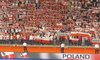 Hymn Polski przed meczem z Chorwacją