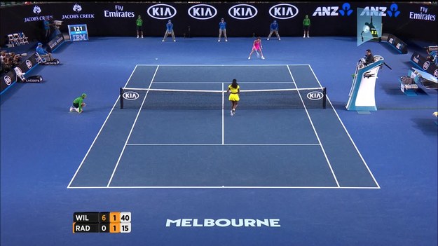 Polka Agnieszka Radwańska (4.) przegrała z Amerykanką Sereną Williams (1.) 0:6, 4:6 w półfinale gry pojedynczej wielkoszlemowego Australian Open, który odbywa się w Melbourne.