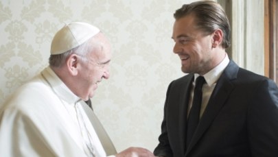 Di Caprio na prywatnej audiencji u papieża Franciszka