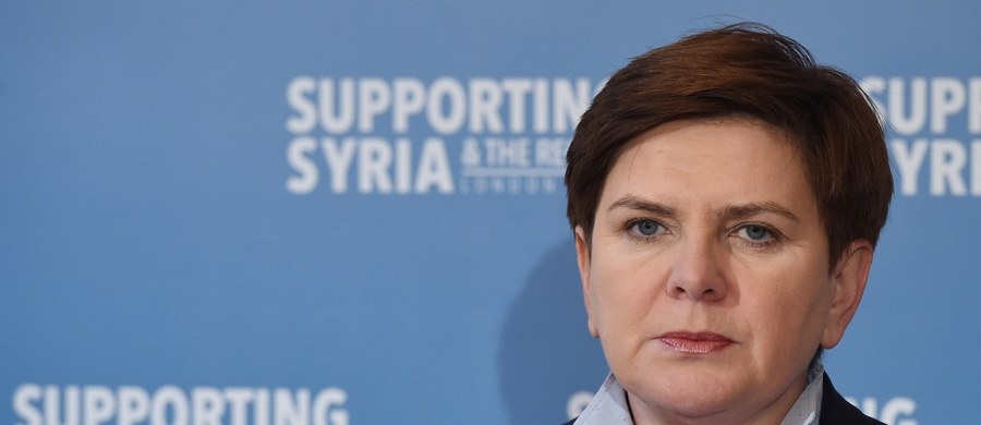 Premier Beata Szydło zadeklarowała podczas londyńskiej międzynarodowej konferencji "Wspierając Syrię i region", że polski rząd przeznaczy w 2016 roku łącznie ponad 4,5 miliona euro na pomoc humanitarną. W ramach tej kwoty 3 mln euro będzie przeznaczone na pomoc Syrii, a 1,5 mln euro dla uchodźców w państwach ościennych.