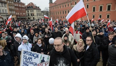 W Warszawie manifestowali "przeciw islamizacji Europy"