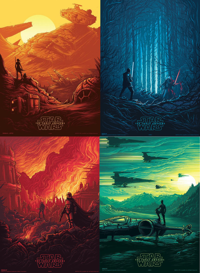 Już 14 lutego, w sieci kin IMAX, miłośnicy sagi  Gwiezdnych wojen będą mieli niepowtarzalną okazję zdobyć kolekcjonerską serię czterech unikatowych plakatów "Gwiezdne wojny: Przebudzenie Mocy", autorstwa brytyjskiego rysownika Dana Mumforda. Pełna kolekcja trafi w ręce pierwszych trzystu osób, które 14 lutego, o godz. 13 wybiorą się na seans filmu do jednego z pięciu kin IMAX.