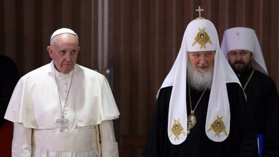 Ukraińcy krytykują spotkanie Franciszka z Cyrylem. "Papież legitymizuje działania Rosji"