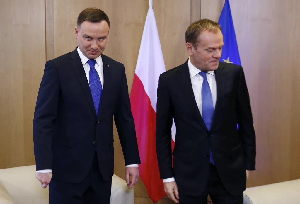 Andrzej Duda i Donald Tusk