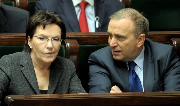 Ewa Kopacz i Grzegorz Schetyna