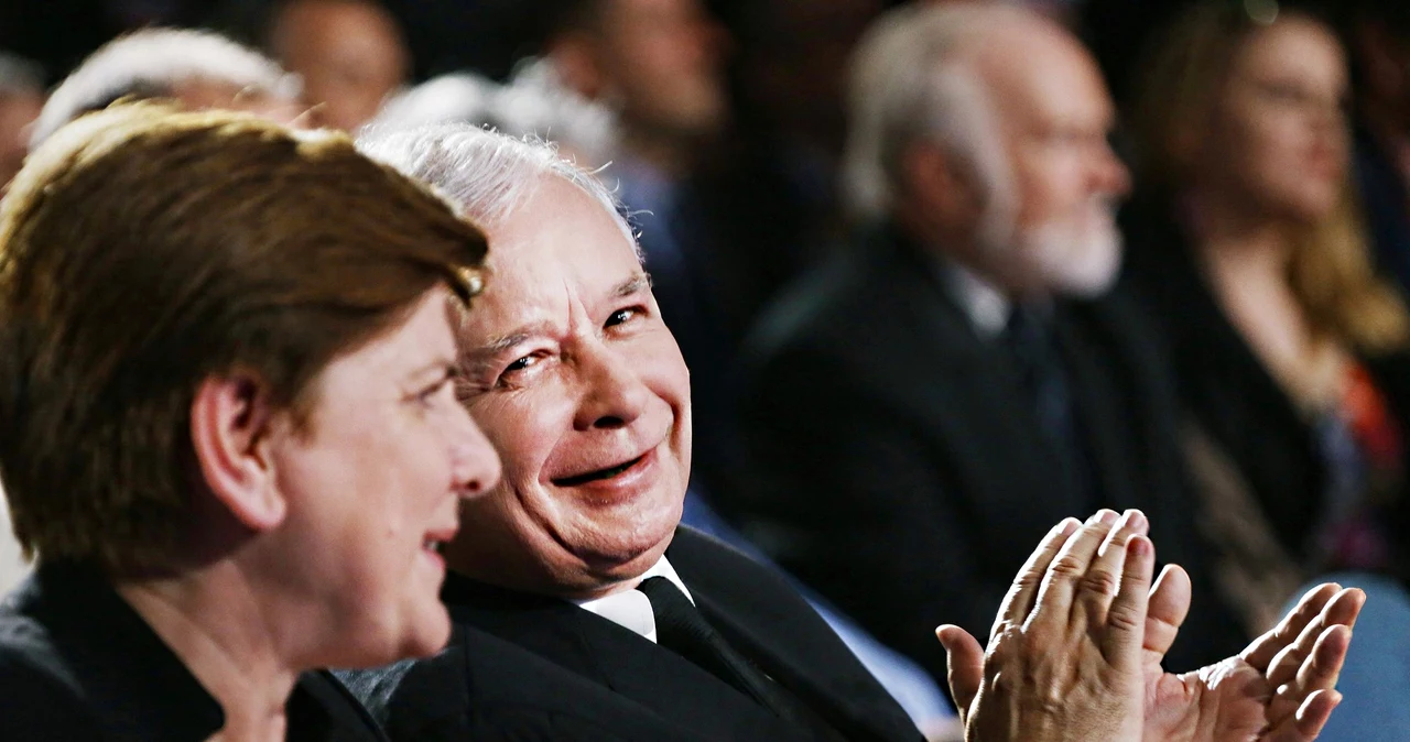 Beata Szydło i Jarosław Kaczyński 