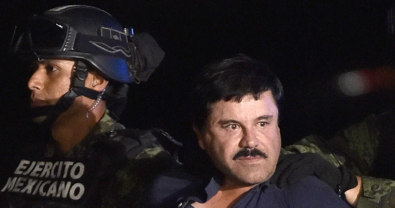 Jeden z najpotężniejszych meksykańskich baronów narkotykowych Joaquin "El Chapo" Guzman 