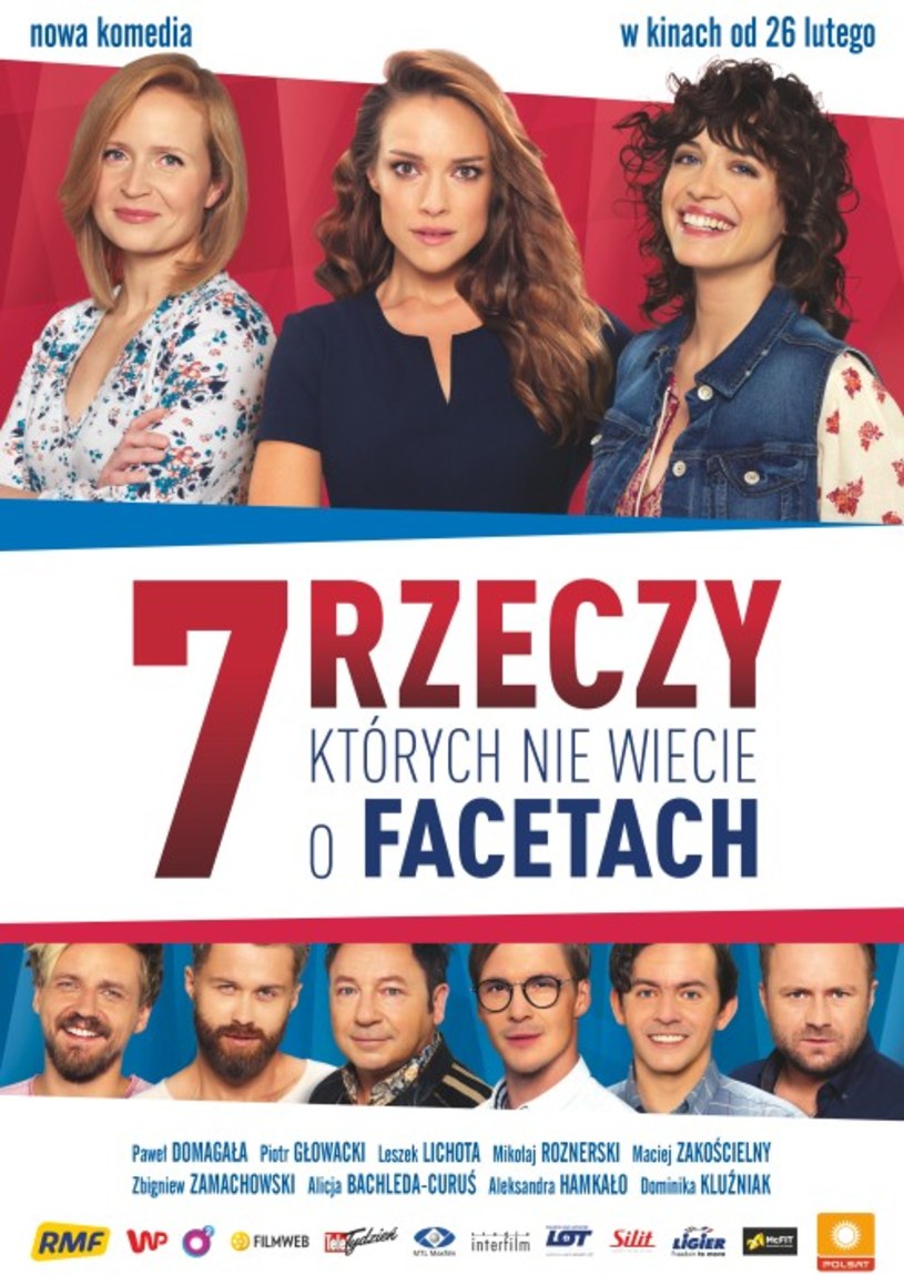 We wtorek, 23 lutego, w Cinema City Kazimierz w Krakowie odbyła się uroczysta premiera najnowszego filmu Kingi Lewińskiej, "7 rzeczy, których nie wiecie o facetach". Nie pokazie nie zabrakło występujących w tym obrazie aktorów, producentów i samej reżyserki.