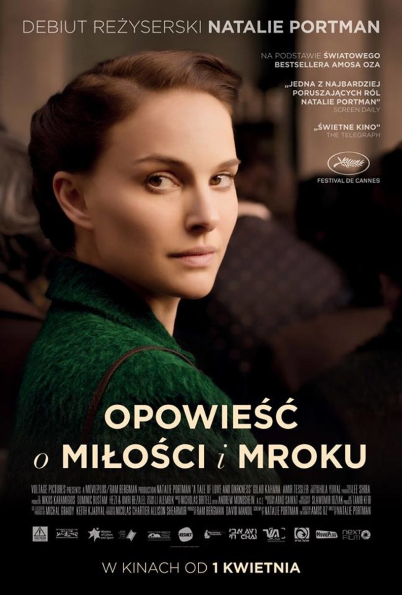 Do sieci trafił polski zwiastun filmu "Opowieści o miłości i mroku". Natalie Portman ("Leon zawodowiec", "Bliżej", "Gwiezdne wojny: Zemsta Sithów") wyreżyserowała ten obraz, napisała scenariusz i zagrała główną rolę. Film pojawi się w polskich kinach 1 kwietnia. 