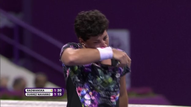 Skrót meczu Agnieszka Radwańska - Carla Suarez Navarro 2:6, 0:6
