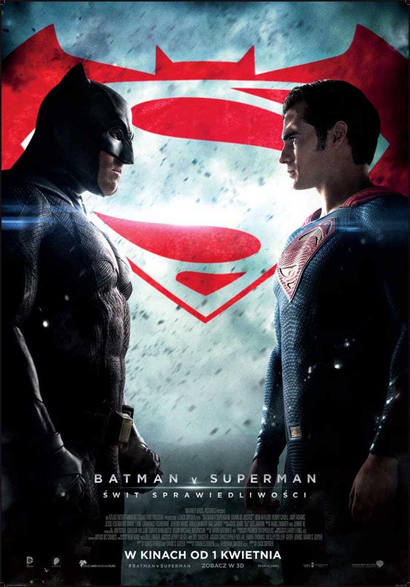 Przedpremierowe pokazy filmu "Batman v Superman: Świt sprawiedliwości" w kinach IMAX rozpoczną się już na 5 dni przed oficjalną polską premierą i odbędą w dniach 27-29 marca. Na pierwszych widzów IMAX tylko 27 marca czeka wyjątkowy prezent w postaci limitowanej edycji plakatów filmu. Przedsprzedaż biletów rusza od najbliższego piątku, 4 marca.  