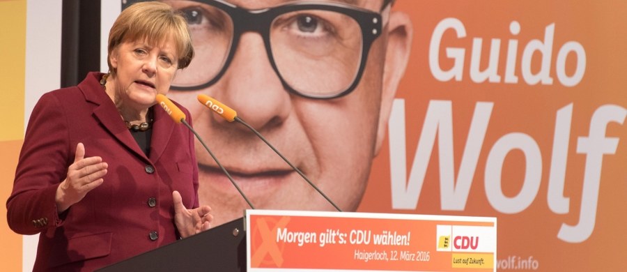 ​Partia Angeli Merkel CDU poniosła znaczne straty, a sukces odnieśli przeciwnicy imigracji z AfD. Tak wynika z pierwszych szacunkowych danych po niedzielnych wyborach do parlamentów Badenii-Wirtembergii, Nadrenii Palatynatu i Saksonii-Anhaltu w Niemczech. 
