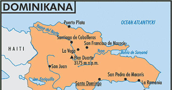 dominikana mapa DOMINIKANA   Encyklopedia w INTERIA.PL