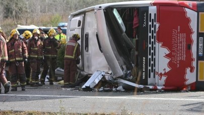 Wypadek autokaru w Hiszpanii. Wśród rannych jest Polak