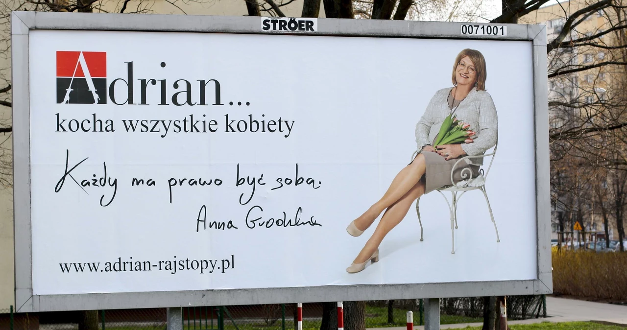 Reklama rajstop z udziałem Anny Grodzkiej