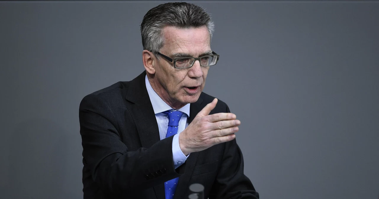 Szef MSW Niemiec Thomas de Maiziere