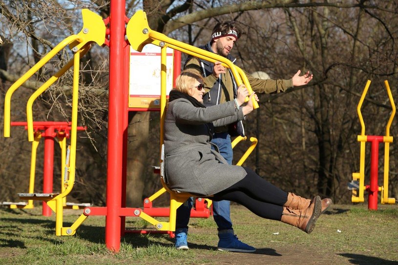 ​Elżbieta Romanowska i Rafał Maserak przed kolejnym występem w "Tańcu z Gwiazdami" zdecydowali się na trening na świeżym powietrzu.