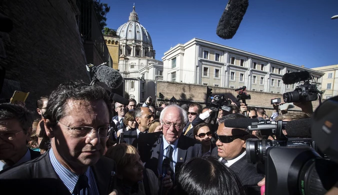 Bernie Sanders w Watykanie