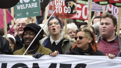 Wielotysięczny protest w Londynie przeciw polityce cięć