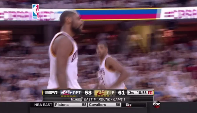 NBA: Cleveland Cavaliers - Detroit Pistons 106:101. Skrót meczu