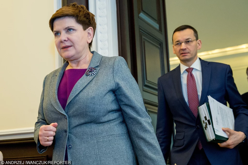 Beata Szydło i Mateusz Morawiecki