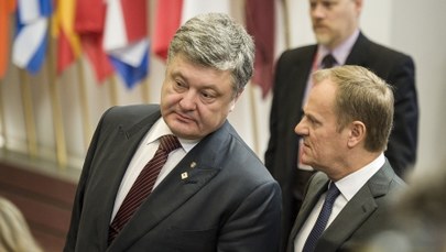 Tusk i Poroszenko rozmawiali o stosunkach UE-Ukraina. "Pozytywna dynamika"