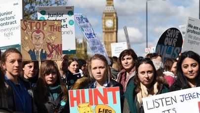 Wielka Brytania: Pierwszy w historii strajk lekarzy stażystów