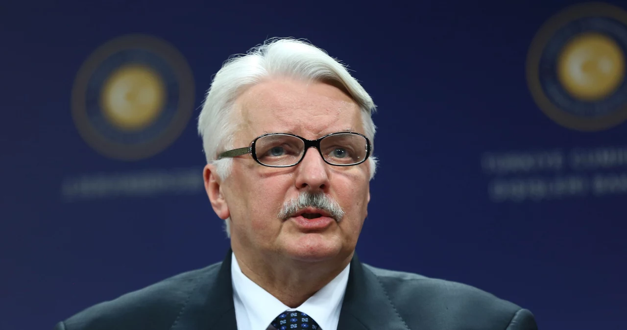 Minister spraw zagranicznych Witold Waszczykowski