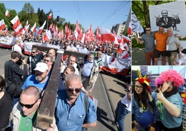 Marsz opozycji: Nie chcemy jednego światopoglądu, jednej religii, jednego prezesa