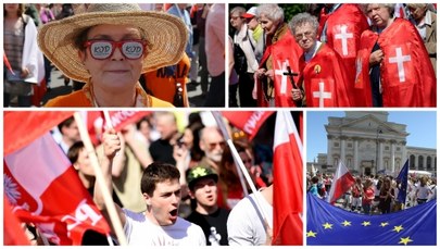 „Dzień Europy”: Trzy marsze na ulicach Warszawy 