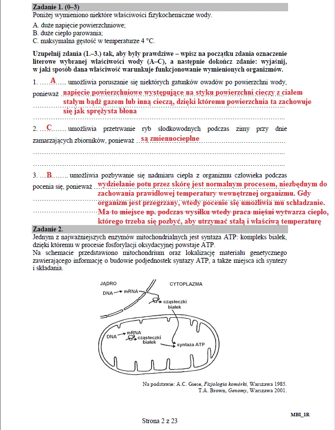 Biologia - poziom rozszerzony, str. 2