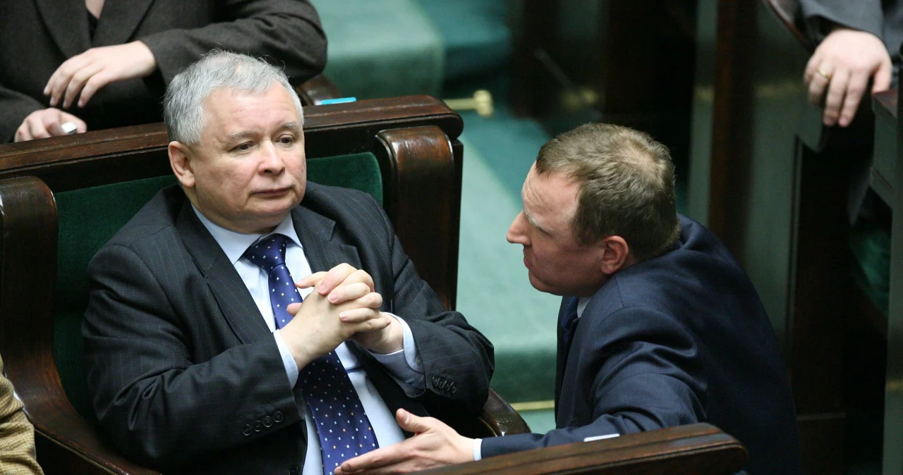 Jarosław Kaczyński i Jacek Kurski