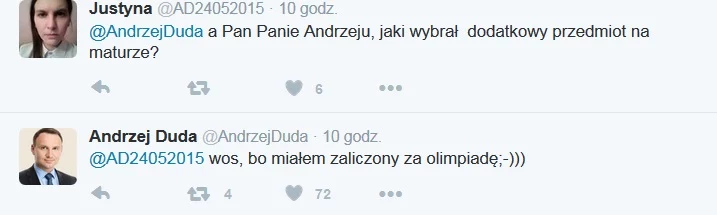 Matura prezydenta, fot. Twitter