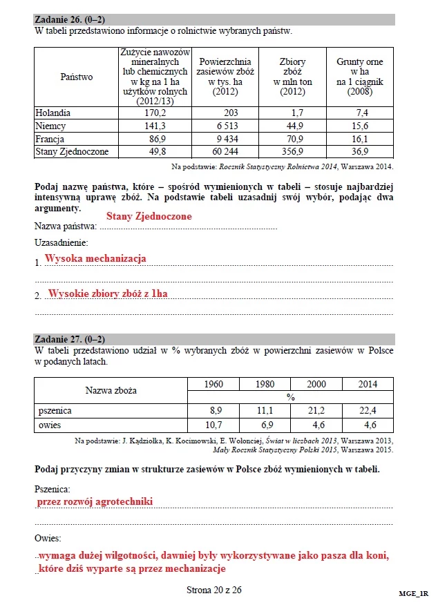 Matura 2016: Geografia, poziom rozszerzony