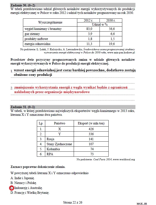 Matura 2016: Geografia, poziom rozszerzony