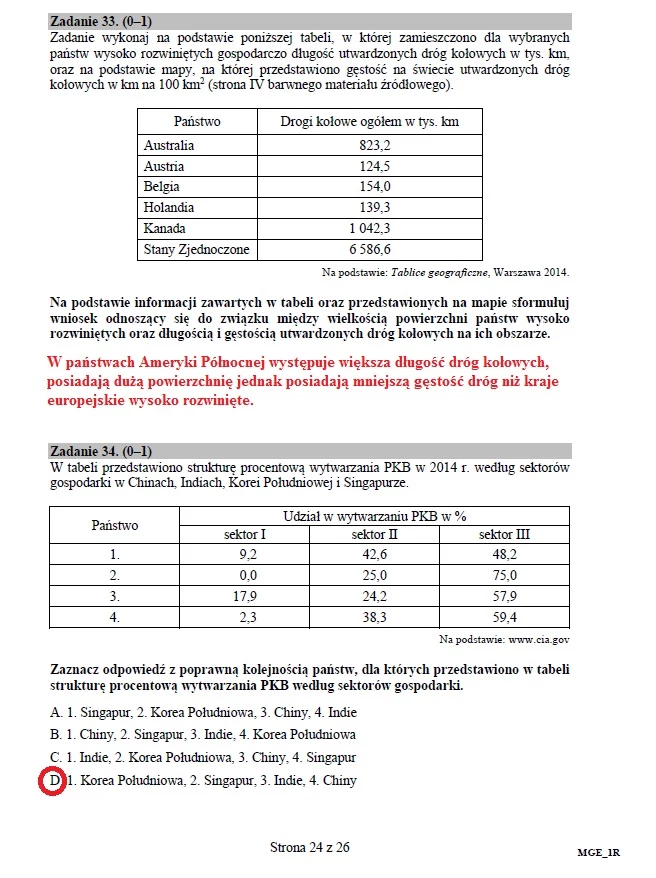 Matura 2016: Geografia, poziom rozszerzony