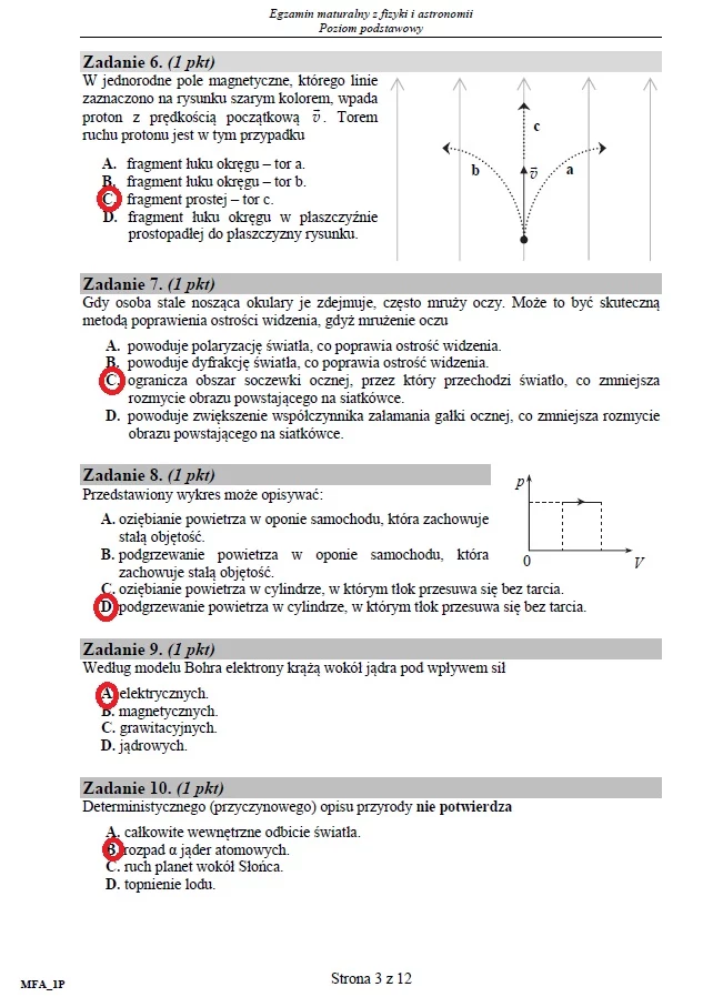 Matura 2016: Fizyka, poziom podstawowy