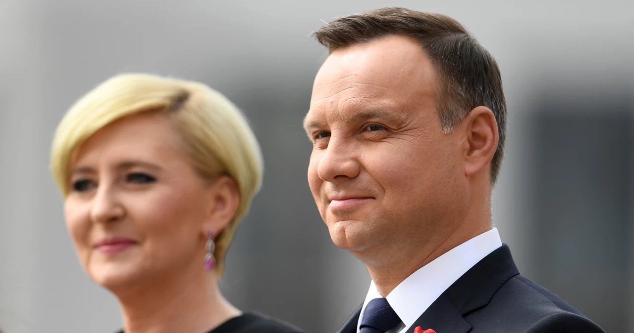 Prezydent Andrzej Duda z żoną