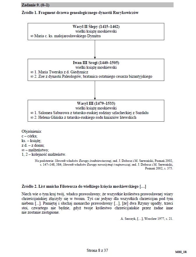 Matura 2016: Historia rozszerzona, str. 8