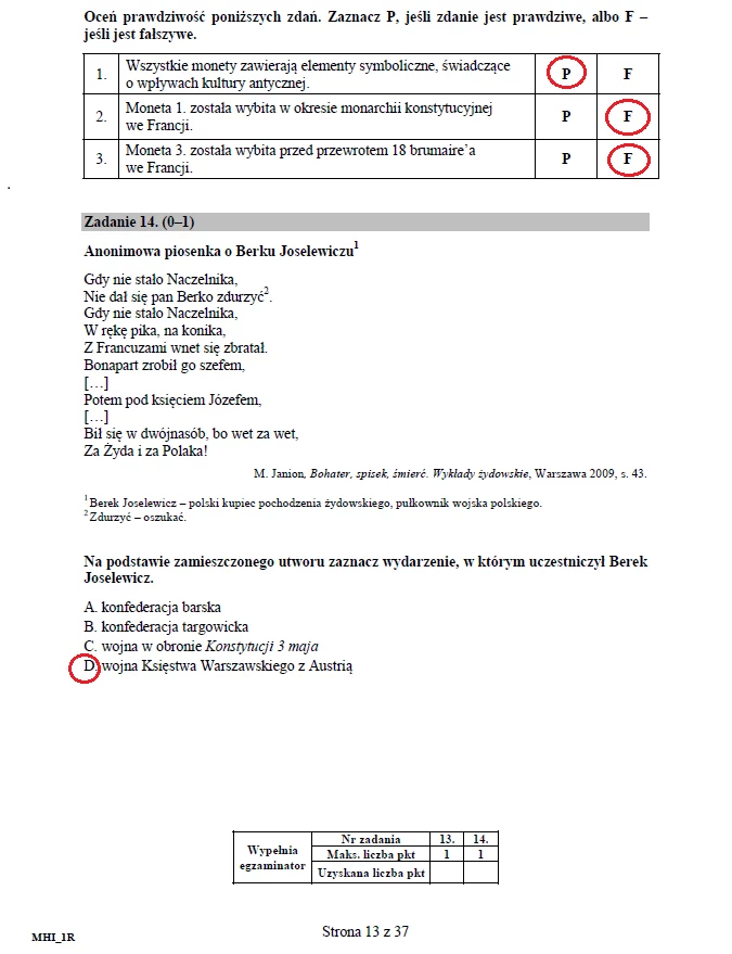 Matura 2016: Historia rozszerzona, str. 13