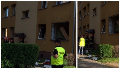 Gliwice: Wybuch w bloku. Pięć osób rannych