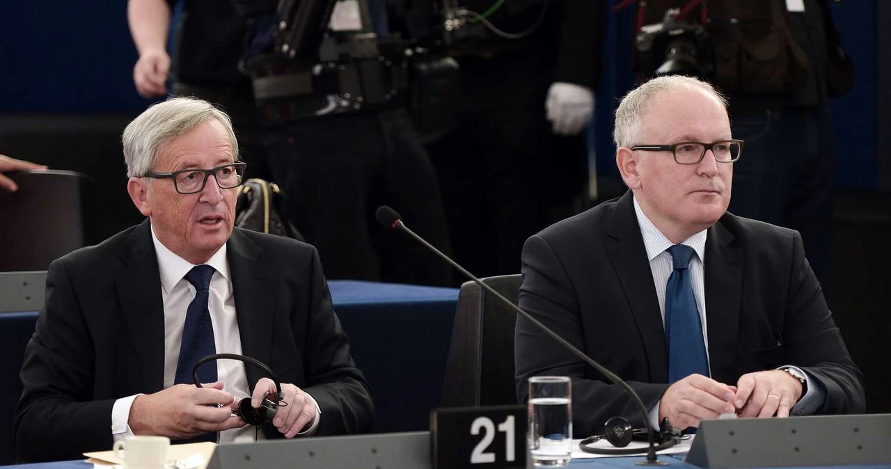 Jean-Claude Juncker i Frans Timmermans 