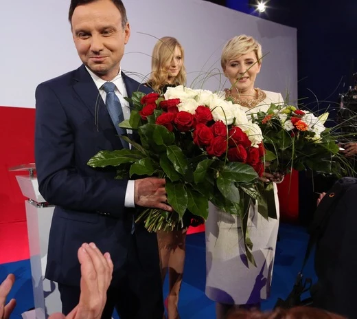 Wieczór wyborczy w siedzibie PiS 