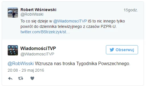 Wpis Wiadomości TVP