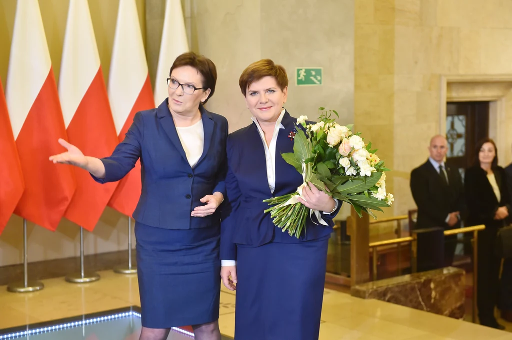 Ewa Kopacz i Beata Szydło 