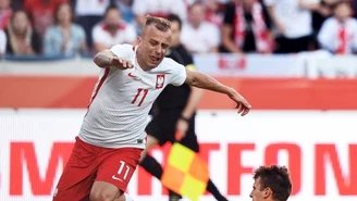 Polska - Litwa 0-0. Kamil Grosicki skręcił staw skokowy