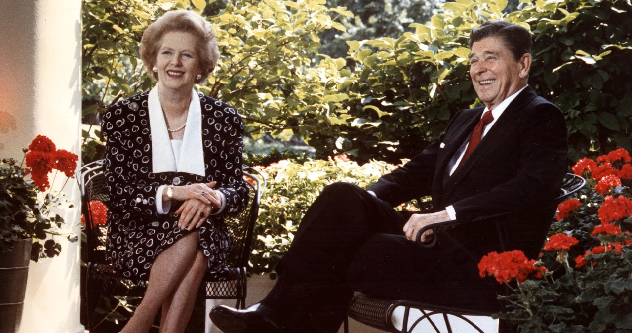 Margaret Thatcher i Ronald Reagan