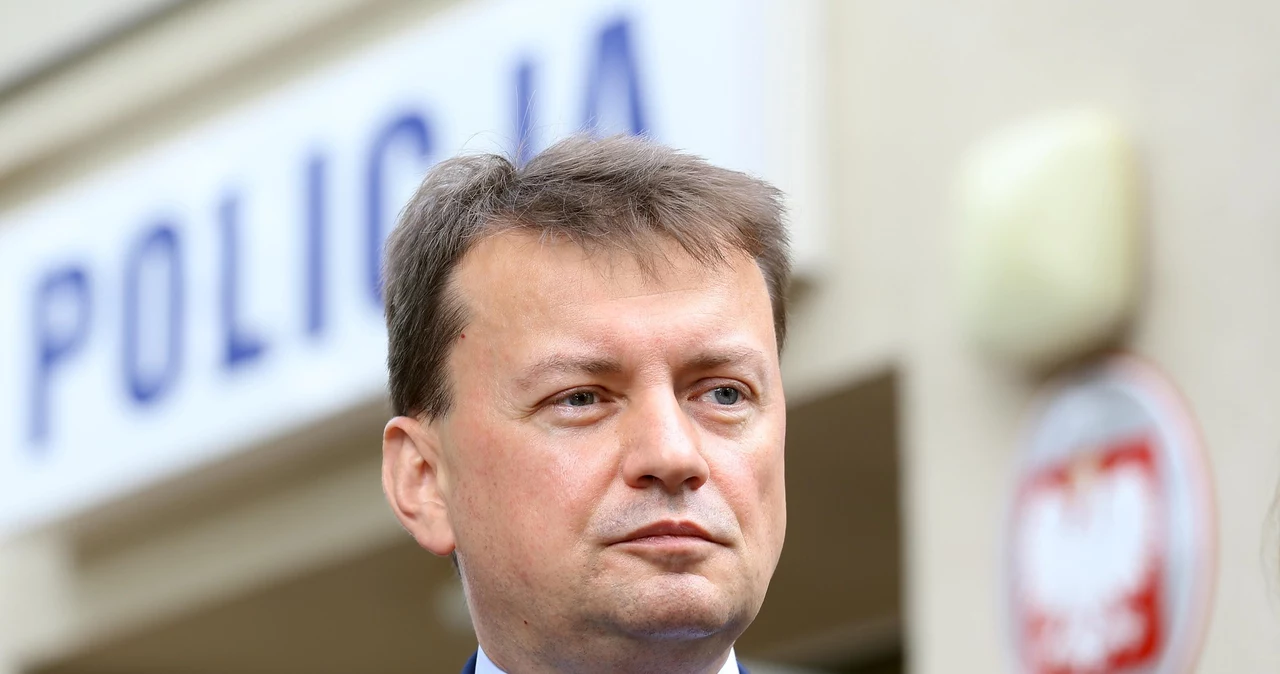 Szef MSWiA Mariusz Błaszczak